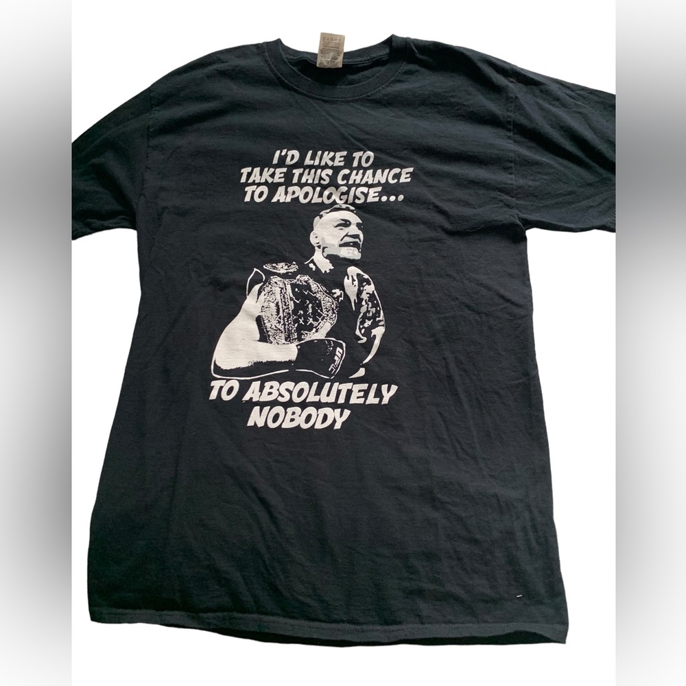 Connor McGregor “Apologize to Absolutely Nobody” Tee
